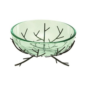 Aluminium And <b>Glass</b> Fruits Chocolates <b>Bowl</b> Superior Quality Wedding Party Fruits <b>Serving</b> <b>Bowl</b> In India - Product Image 3