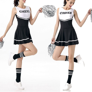 Uniforme de Animadoras Deportivo Amarillo y Blanco, Uniforme de Animadoras para Niñas de Alta Calidad en Existencia, Gran Venta - Product Image 4