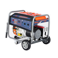 Générateur d'essence portable 5 kW YM6800 190F 420 cc, alternateur en cuivre, démarrage manuel ou électrique, avec kit de roues