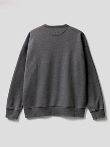 Sweat-shirt de coupe décontractée en polaire de haute qualité avec logo personnalisé pull en coton sweat-shirt à col rond lourd pour hommes - Product Image 4