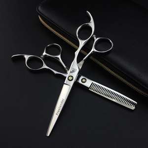 Tijeras de peluquero de alta calidad de Japón Premium, tijeras de adelgazamiento de peluquería, Kit de tijeras de corte de pelo para salón - Product Image 4