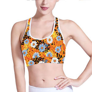 Sangle sans couture dos nu Fitness Yoga soutien-gorge séchage rapide une épaule haut minceur respirant coton Spandex XL soutiens-gorge de sport - Product Image 1