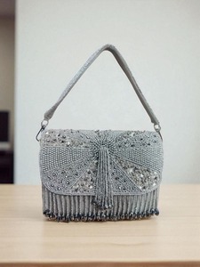 Luxury <b>Crystal</b> Beaded Candy Pattern Fashion Evening Clutch Bag for Ladies Designer Party Wholesale Export Indian Manufacturers - Product Image 3