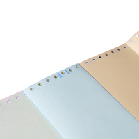 Papier autocopiant recyclé transparent CB CF 2-6 plis 50 g/m² pour bordereau d'embarquement, coupon de billet de train, commande d'expédition de bagages