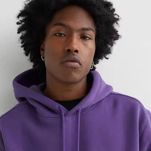 2025 unisexe haute qualité sweat à capuche en poudre personnalisé et survêtement teint uni surdimensionné nouveauté ensemble de Jogging pour l'hiver - Product Image 2