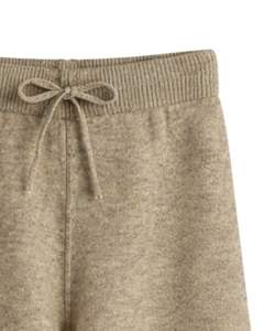 Ensemble de pull en tricot taupe personnalisé et pantalon large pour femmes, pull à col montant, vêtements de détente confortables pour l'hiver, fabricant personnalisé OEM - Product Image 5