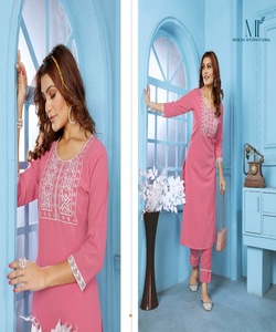 นวมคลุมหน้าสไตล์อินเดียปากีสถานพร้อมทําชุดผ้าฝ้ายผู้หญิงเย็บชุดผู้หญิงที่สง่างาม - Product Image 3