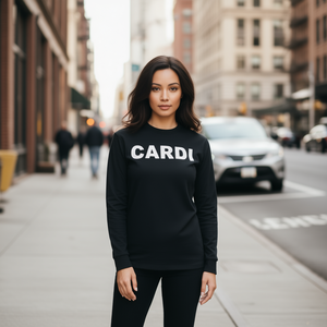 Maglietta a maniche lunghe da donna, taglia plus, girocollo, casual, basic, per tutti i giorni - Product Image 3