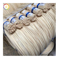 Rotin naturel tressé rond, canne pelée pour abat-jour et séparateur de pièce, projets de bricolage