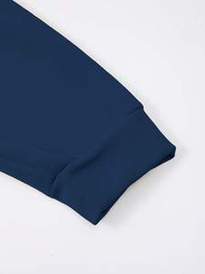 Sweat à capuche surdimensionné brodé épaule tombante poids lourd coupe ample Boxy Streetwear sweats à capuche personnalisés usine OEM fournisseur de gros - Product Image 3