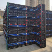 Panneau de coffrage en plastique léger MINGLEI, montage facile, pour système de mur en béton de construction
