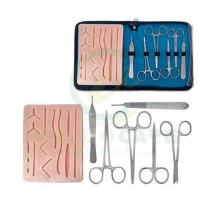 Kit de sutura de práctica de acero inoxidable de calidad superior, potencia Manual de estilo único, venta al por mayor para entrenamiento de estudiantes médicos veterinarios - Product Image 6