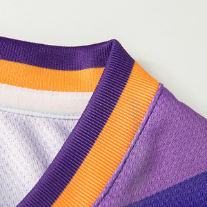 Conjuntos de uniformes de baloncesto ajustados de tamaño adulto más vendidos, diseño profesional de talla grande, logotipo personalizado, estampado transpirable, 100% poliéster - Product Image 5
