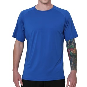 เสื้อโพลีเอสเตอร์แบบซับเหงื่อสำหรับผู้ชายเสื้อสำหรับใส่ไปยิมฟิตเนสแบบลำลองน้ำหนักเบา - Product Image 4