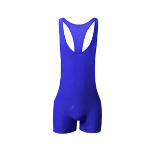 Traje de levantamiento de pesas sublimado de alta calidad, camiseta de lucha libre a la moda, Material personalizado 2024 transpirable - Product Image 2
