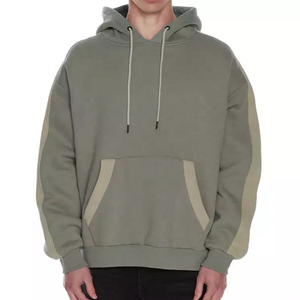 Nouveau sweat à capuche surdimensionné pour homme, mode personnalisée, patchwork multicolore, cordon de serrage - Product Image 6