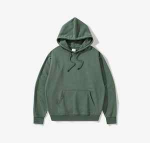 Sudadera con capucha lavada con ácido de gran tamaño personalizada 2025, Sudadera larga lavada Vintage de algodón 100% de alta calidad para hombre - Product Image 6