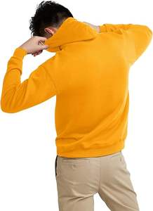 Sudadera con Capucha de Felpa Tejida, Personalizada con Logotipo, de Secado Rápido, Teñida en la Prenda, Forrada, 100% Poliéster, para Hombre y Mujer, Peso Pesado 340g - Product Image 5