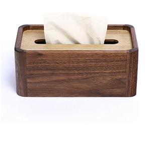 Caja de pañuelos de madera de estilo clásico, artículo decorativo de mesa, accesorios de cocina para el hogar, soporte de caja de pañuelos de madera - Product Image 5