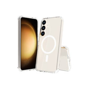 Coque transparente antichoc en PC rigide avec chargement magnétique MagSafe pour Samsung Galaxy S24 FE - Product Image 3