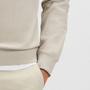 Sudadera para Hombre con Logotipo Personalizado, Diseño de Manga Larga, Cuello Alto, Material de Algodón Terry, Corte Holgado, 2026 - Product Image 4