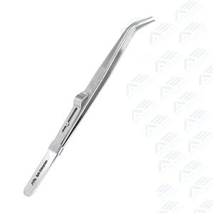 Pinzas Curvas para Odontología, Instrumentos Médicos Quirúrgicos, Instrumentos Quirúrgicos de Acero Inoxidable de Primera Calidad, Pinzas Dentales para Odontología - Product Image 1