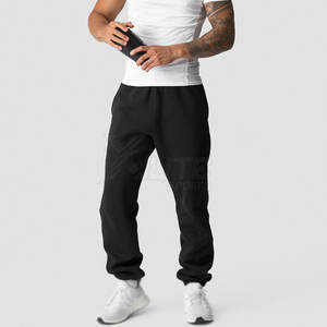 กางเกงวอร์มผ้าฟลีซยืดหยุ่นน้ำหนักเบา ทรงตรงกลาง สำหรับผู้ชาย เหมาะสำหรับออกกำลังกาย ฟิตเนส วิ่ง และสวมใส่ลำลอง - Product Image 3
