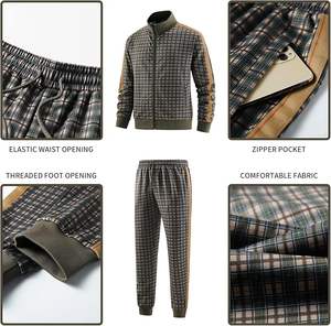 Survêtements décontractés pour hommes de qualité supérieure, ensembles de jogging à manches longues, ensembles de survêtements, tenue en 2 pièces, prix raisonnable 2024 - Product Image 2