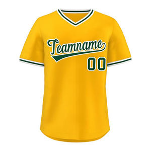 Personalizado sublimado nombre del equipo Logo Número de impresión deportes béisbol desgaste hombres camisetas de béisbol - Product Image 4