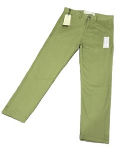 Pantalones Chinos Casuales Clásicos para Hombre, Mezcla de Lana, Personalizados OEM/ODM, Suaves, Ligeros, Ajustados, Rectos, Estilo Informal de Negocios, Color Caqui - Product Image 4