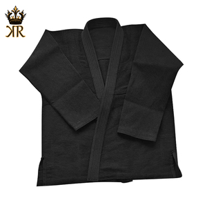 ชุดยูนิฟอร์ม Jiu Jitsu สำหรับผู้ชายและผู้หญิงชุดศิลปะการต่อสู้สีดำโลโก้ตามสั่ง - Product Image 2