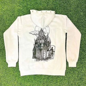 Wholesale Customized Logo Women's Hoodie Cotton High Quality <b>Light</b> Weight Full Sleeves Front Pockets Puff Printing Zip <b>up</b> Hoodie - Product Image 6