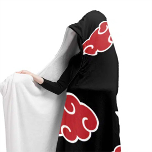 Couverture en polaire à sublimation tissée à capuche pour adulte, portable pour se prélasser sur le canapé et regarder des films, nuits d'hiver confortables. - Product Image 5