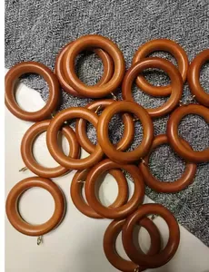 Anillos de cortina de madera hechos a mano para decoración de ventanas y puertas Anillos de cortinas de madera disponibles a granel - Product Image 4