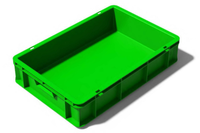 Plastic Dozen Beste Kwaliteit Iso-9001:2015 Fr En Food-Kwaliteit Stapelbare Netto-Omzet Opbergdozen Voor Fruitgroente