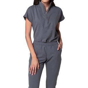 Blouses nouvelle vente en gros, Logo personnalisé, fermeture éclair, costume chirurgical, blouses ensembles 2 pièces uniformes d'hôpital, blouses à bas prix pour femmes et hommes - Product Image 2