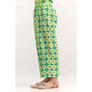 Pantalones de Pierna Ancha de Cintura Alta JG-TRC-SS24-304, Corte Holgado, Decorados con Estampado, de Colores - Product Image 3