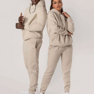 ชุดวอร์มลำลองแขนยาวแบบยูนิเซ็กซ์ แบรนด์ส่วนตัว ดีไซน์ล่าสุด ไซส์พลัส รับผลิตแบบ OEM ขายส่งสำหรับฤดูหนาว - Product Image 1