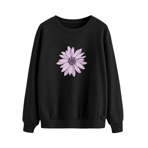 Sudadera de algodón extragrande de marca privada para mujer con servicios personalizados, fabricante de ropa de calle, Sudadera con capucha para mujer - Product Image 2