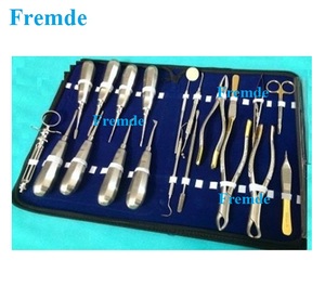 INSTRUMENTS DE CHIRURGIE ORALE DENTAIRE, KIT DE FORCEPS D'EXTRACTION ET D'ÉLÉVATEURS AVEC CERTIFICATION ISO ET CE - Product Image 2