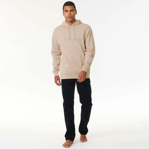 Pull à capuche imprimé personnalisé unisexe 100% coton pulls imprimés thermiques d'hiver pulls à capuche vierges brodés pour hommes - Product Image 2