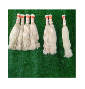 Pelo Rubio indio Pelo Rubio sedoso Trama de pelo rubio Temple Pelo Rubio de buena calidad Pelo Rubio - Product Image 1