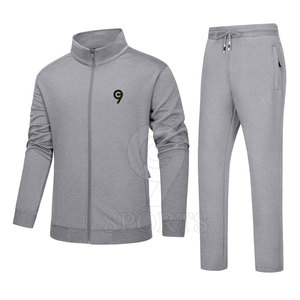 Chándal de hombre con logotipo personalizado, conjunto de dos piezas, chaqueta y pantalones deportivos, ropa deportiva OEM ODM al por mayor - Product Image 1