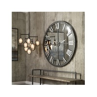 Reloj de Pared con Diseño de Cubiertos, Cuchillo, Tenedor y Cuchara de Metal, Reloj de Cocina Creativo, Decoración Moderna para el Hogar, Estilo Único, Reloj de Pared Plateado