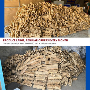 Cachettes de reptiles en bois de Java durables Grottes en bois de café naturel pour lézards et serpents - Product Image 2