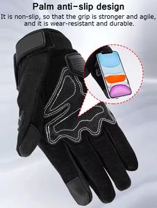 Guantes de Motocicleta de Cuero de Primera Calidad al por Mayor, Guantes de Motociclista de Alta Calidad para Motociclismo, Carreras, con Doble Protección en la Palma, Pakistán - Product Image 2