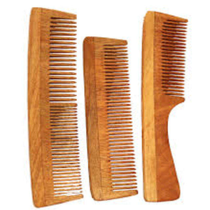 Peine de Madera de Diseño Personalizado de Fábrica India para el Crecimiento del Cabello, Portátil para Salón y Uso Doméstico, con Caja de Embalaje para Viajes - Product Image 1