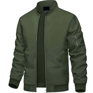 Blouson d'aviateur OEM de nouveau design de haute qualité en nylon zippé pour l'hiver, blouson d'aviateur respirant de style urbain pour homme, vente en gros - Product Image 1