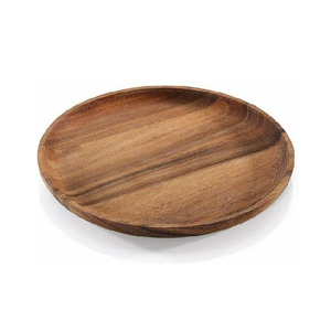 Assiette de service en bois fabriquée à la main et durable par glowin fashion - Product Image 5