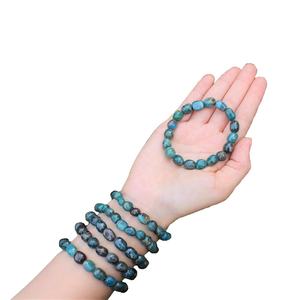 Pulsera de alta calidad, pulsera de cristal caído de apatita azul indio, joyería de piedras preciosas naturales, regalo para hombres y mujeres, meditación energética - Product Image 2